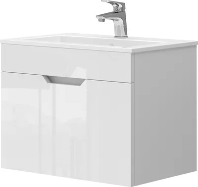 Obrázok produktu pre Zostava kúpeľňového nábytku Vicco Stefanie biely 2 diely, spodná skrinka 60 cm, Model 40055