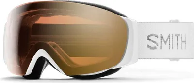 Productafbeelding van Smith I/O Mag S ski bril, wit, ChromaPop Pro, fotogevoelig, goud spiegelglas/CAT2-3, voor heren en dames, wit, ChromaPop Pro, fotogevoelig, goud spiegelglas/CAT2-3