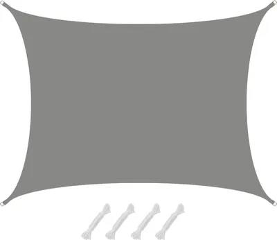 Immagine prodotto di Tenda da sole UV impermeabile 6x5 - Rettangolare - Protezione solare vela giardino terrazza