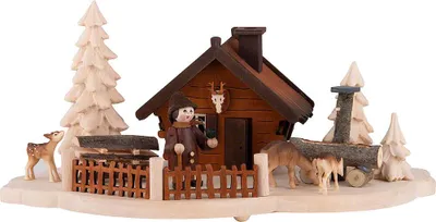 Produktbild von Räucherhaus Forsthaus (11cm) von RATAGS Holzdesign