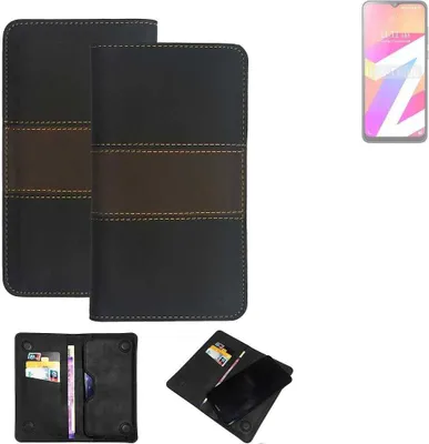 Produktbild von K-S-Trade Hülle Handyhülle kompatibel mit Lava Z3 Pro Schutzhülle Walletcase Bookstyle Tasche Schutz Case Handytasche Wallet Cover Kunstleder