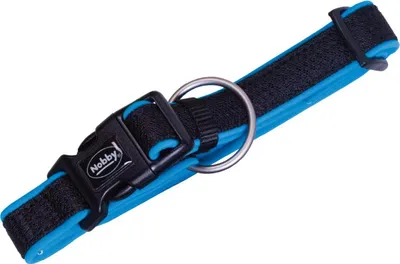 Produktbild von Nobby Halsband Mesh Preno hellblau, Größe: M-L / Breite 25/35 mm