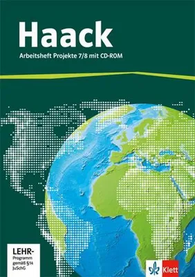 Produktbild von Der Haack Weltatlas für Sekundarstufe 1. Arbeitsheft Projekte 7/8 mit Übungssoftware