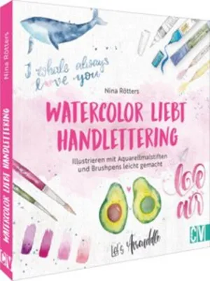 Produktbild von Watercolor liebt Handlettering