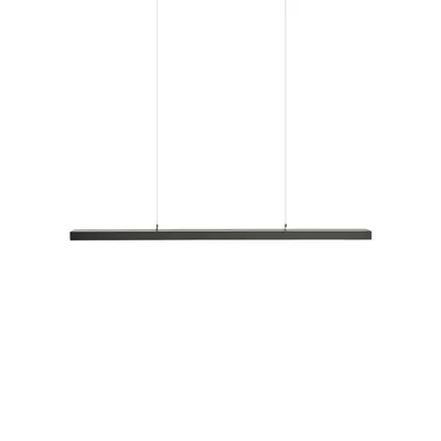 Produktbild von Arcchio LED-Büropendellampe Jolinda, schwarz, 118cm, up/down
