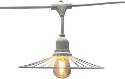 Obrázek produktu pro Girlanda světel - LUMISKY - CHIC WHITE LIGHT - 6 m - 10 žárovek - E27 - LED bílá clido