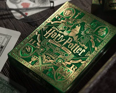 Image de Harry Potter Slytherin jeu de cartes vert