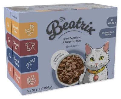 Imagen del producto de Kapsička Beatrix, alimento para adultos, caja multipack (12 x 85g)