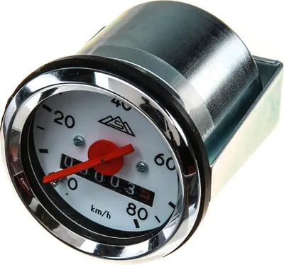 Obrázok produktu pre Rýchlomer, priemer 48 mm, rozsahu až 80 km/h - pre motocykle Simson KR51, SR4-1, SR4-2, SR4-3, SR4-4