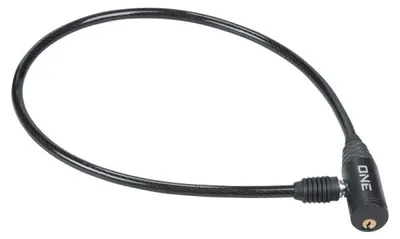 Immagine prodotto di Lucchetto One Loop 5.0 con chiave, cavo metallico 650 x 8 mm, nero
