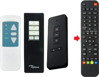 Produktbild von Ersatz Fernbedienung für Optoma DE9120EGA