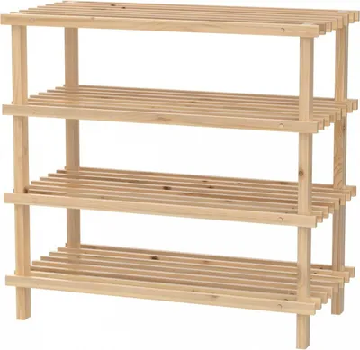 Produktbild von Kesper 69724, offen, Holz, Holz, 4 Regale, Vierfach-Rackfach, Matt