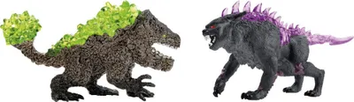 Immagine prodotto di Schleich schleich® ELDRADOR CREATURES 70827 Lince d'ombra contro spaccasassi 70827