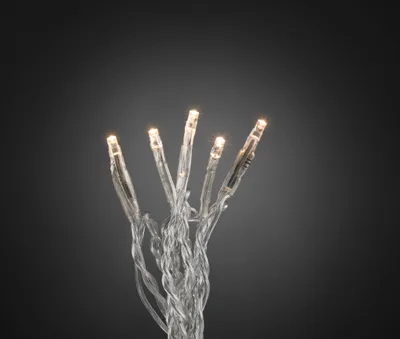 Zdjęcie produktu dla Konstsmide - Lampki choinkowe Micro LED, 100 ciepłych białych diod, wewnętrzny transformator 24 V, przezroczysty kabel; 6354-123