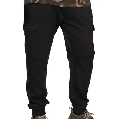 Produktbild von Fox LW Black / Camo Combat joggers - Angelhose, Größe:XXL