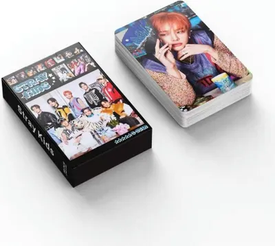Produktbild von Fotokarten Set 54 Stück - K-pop Lomo Karten - 5-STAR Album Merchandise - Sammelkarten - Stray Kids Fanartikel