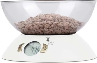 Image de Balance de cuisine Berlinger Haus BH-9617 avec bol couleur crème