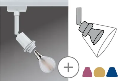Produktbild von Paulmann 96970, Schienenlichtschranke, E14, 1 Glühbirne(n), LED, 20 W, Weiß