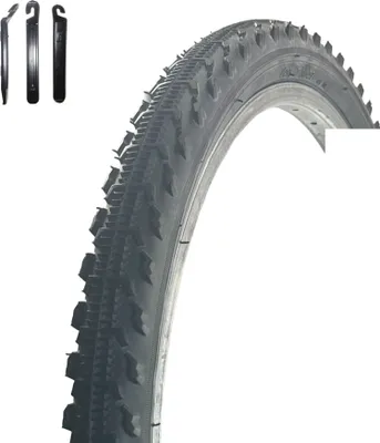 Image de 1 x pneu de vélo VEE Rubber V185 24" noir 47-507 (24 x 1,75) avec démonte-pneu maxxi4you