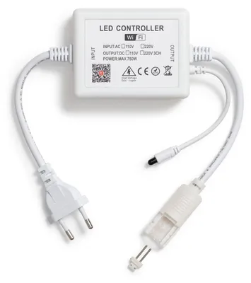 Produktbild von Controller Dimmer WiFi für einfarbige LED-Streifen mit RF Fernbedienung Einfarbig