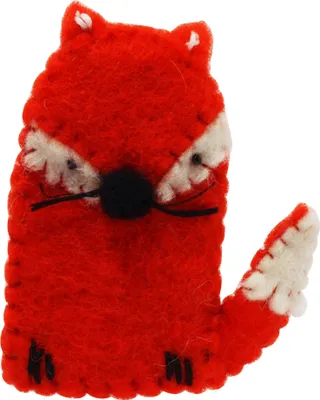 Produktbild von Fingerpuppe aus Filz - Fuchs - Finger Püppchen