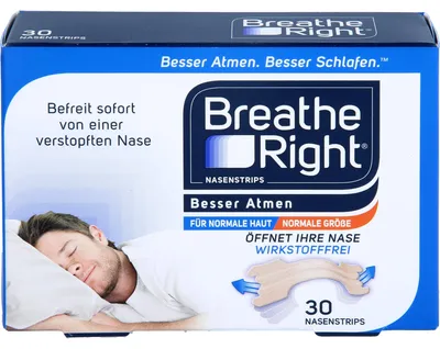 Obrázek produktu pro Better Breathe Breathe Right nosní náplasti béžové normální, 30 náplastí