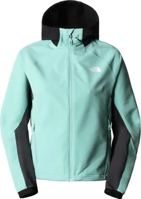 Produktbild von THE NORTH FACE W AO SOFTSHELL HOODIE Wasabi-Asphalt Grey-TNF Bl S