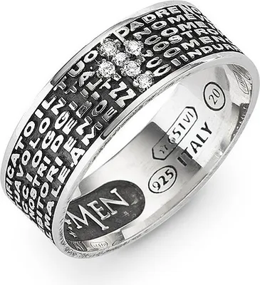 Immagine prodotto di Anelli Anello Amen argento 24 Collezione Padre Nostro - uomo