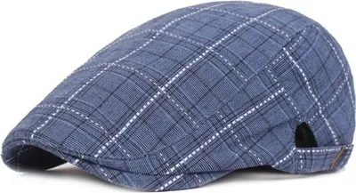 Zdjęcie produktu dla Męski Beret Verner - Niebieski | Stylowy i Ciepły Dodatek na Zimę KP16101