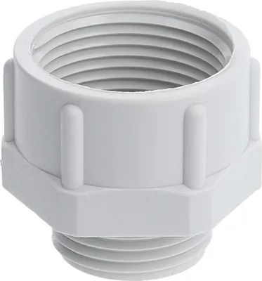 Immagine prodotto di Ampliamento PG/PG da PG11x1,41 a PG16x1,41 KER-11/16 esagonale poliammide (PA) colore grigio chiaro RAL 7035 - 1 pezzo