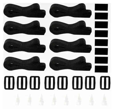 Produktbild von 8 Stück Befestigungsbänder für Poolaufroller, Planenspanner Clips, Zubehörset für Aufrollvorrichtung von Poolabdeckungen und Solarfolien