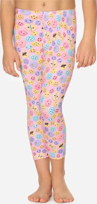 Produktbild von Merry Style Mädchen 3/4 Leggings MS10-405(Rosa/Tasten,158)