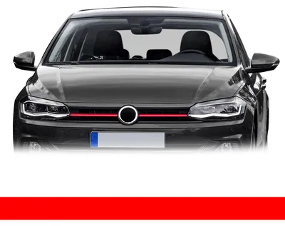 Produktbild von 4R Quattroerre.it 17072 Selbstklebende Zierstreifen für Autos Polo 2018, Rot, 20