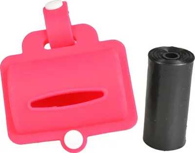 Produktbild von Duvo+ Hundekotbeutelspender Silikon rosa