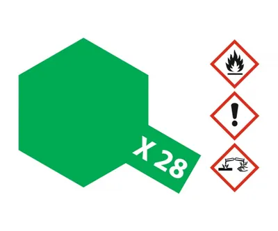 Produktbild von Tamiya Farbe X-28 Parkgrün glänzend 10ml