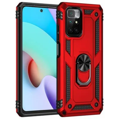 Produktbild von Armor Hülle für Smartphones - Farbe: Rot - Modellkompatibilität: Für Xiaomi Redmi 10