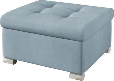 Produktbild von MIRJAN24 Polsterhocker Niko Klein, Stilvoll Sitzhocker vom Hersteller, Moderne Hocker (Farbe: Uttario Velvet 2960)