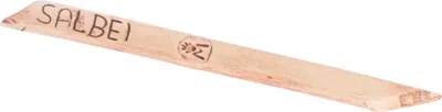 Produktbild von Kräuterstecker Salbei aus braunem Steinzeug, handgefertigt, 26 cm lang