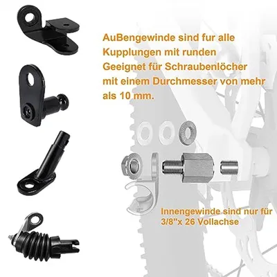 Universelle Fahrradanhänger Kupplungsadapter für Fahrrad