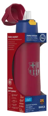 Zdjęcie produktu dla Termiczna butelka filtrująca Dafi Solid Steel Cold FC Barcelona 0,5l