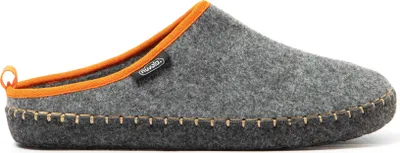 Produktbild von NUVOLA. Hausschuhe Herren Damen rutschfester Sohle warm gepolstert bequem grau/orange 43 EU - UNRIM
