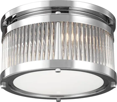 Produktbild von Deckenlampe Ø 27,9 cm G9 IP44 3000 K 960 lm Glas Metall Jugendstil Deckenleuchte