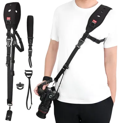Immagine prodotto di Cinghia da polso e cordino di sicurezza – per fotocamere DSLR/SLR