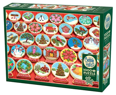 Zdjęcie produktu dla Cobble Hill Snow Globe Cookies, 1000 szt.