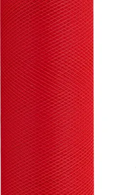 Produktbild von 9m Rolle Tüll 30cm, Farbauswahl:rot 250