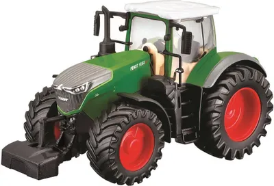 Produktbild von Bburago - Farm Traktor mit Schwungrad Antrieb (10cm) Fendt New Holland Massey Ferguson Fendt 1050 Vario