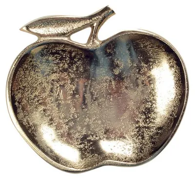 Produktbild von Vergoldete Apfelschale, 13 x 12,5 x 2 cm
