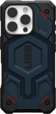 Produktbild von Urban Armor Gear Monarch Pro Polyamid, Cover, Apple, iPhone 16 Pro, 16 cm (6.3"), Schwarz, Blau