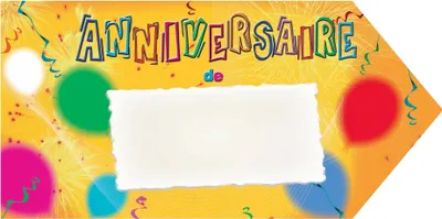 Produktbild von Wegweiser Schild Geburtstag Flèche Signalétique Geburtstag - Einheitsgröße