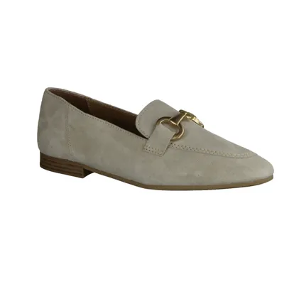 Produktbild von Tamaris 24222-418 Damen, Balleina, Slip On, Leder, Ivory (Beige) - Damenschuhe Slipper / Trotteur, Beige, leder, absatzhöhe: 10 mm